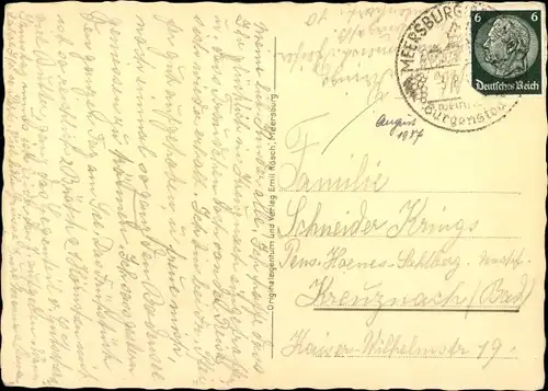 Ak Meersburg am Bodensee, Vorburggasse