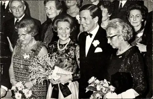 Ak Prinzessin Beatrix der Niederlande, Prinzgemahl Claus von Amsberg, Aufgebotsbestellung 17.02.1966