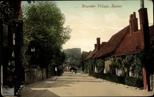 Ak Bramber West Sussex England, Village Street