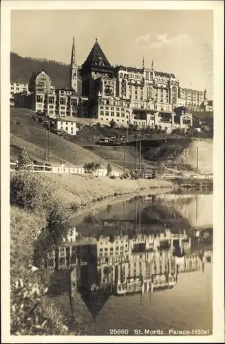 Ak Sankt Moritz Kanton Graubünden, Palace Hotel