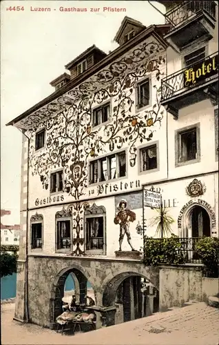 Ak Luzern Stadt Schweiz, Gasthaus zur Pfistern