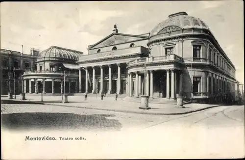 Ak Montevideo Uruguay, Teatro solis