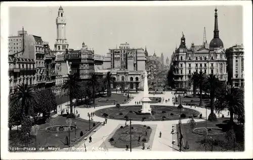 Ak Buenos Aires Argentinien, Plaza de Mayo