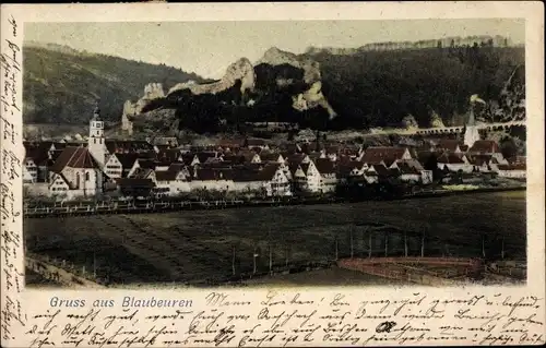 Ak Blaubeuren Baden Württemberg, Gesamtansicht