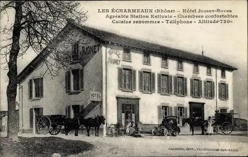 Ak Les Écharmeaux Rhône, Hotel Jugnet Bover