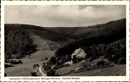 Ak Willingen Waldeck Upland in Hessen, Essener Skihütte