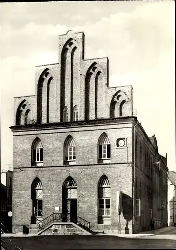 Ak Parchim in Mecklenburg, Rathaus