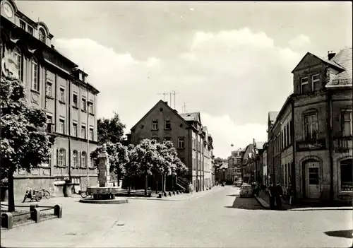 Ak Hartha in Sachsen, Karl Marx Straße