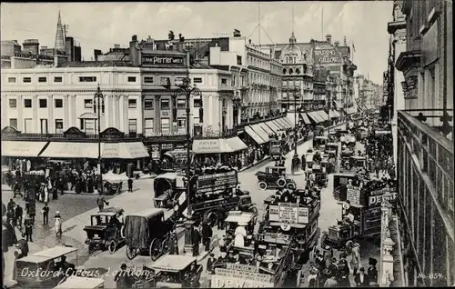 Ak London City England, Oxford Circus