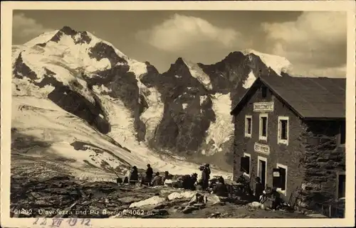 Ak Kanton Graubünden, Diavolezza Hütte und Piz Bernina