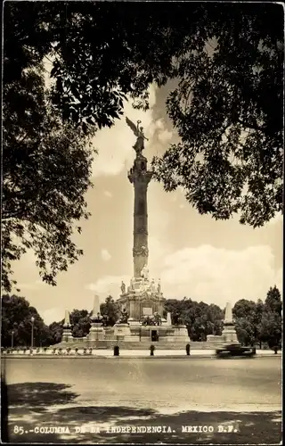 Ak Mexico City Mexiko Stadt Mexico, Columna de la Independencia, Unabhängigkeits Säule