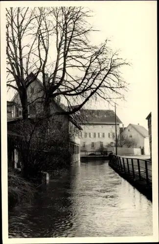 Foto Ak Piding im Berchtesgadener Land Oberbayern, Staufeneck, Mühlbach im Ort