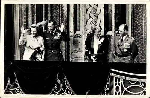 Ak Luxemburg, Besuch von Königin Juliana der Niederlande und Prinz Bernhard 19 Juni 1951