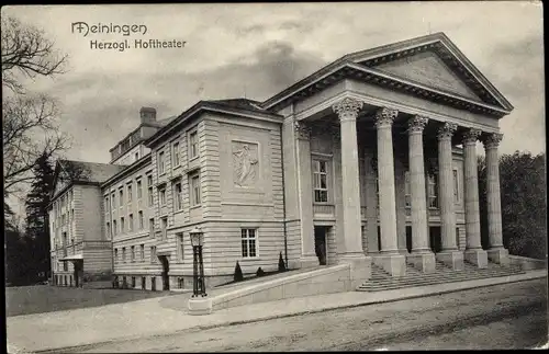 Ak Meiningen in Thüringen, Herzogliches Hoftheater