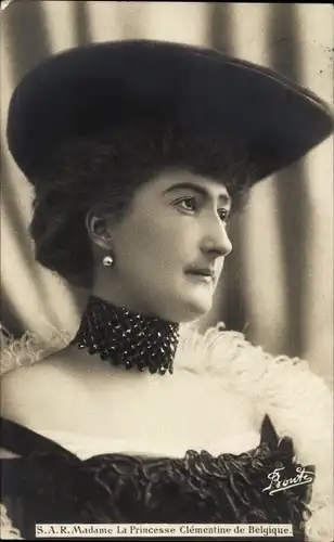 Ak Madame la Princesse Clementine de Belgique