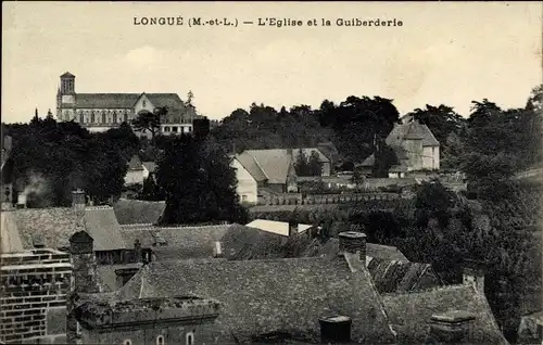 Ak Longué Maine et Loire, L'Eglise et la Guilberderie