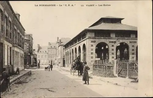 Ak Vassy Calvados, Les Halles