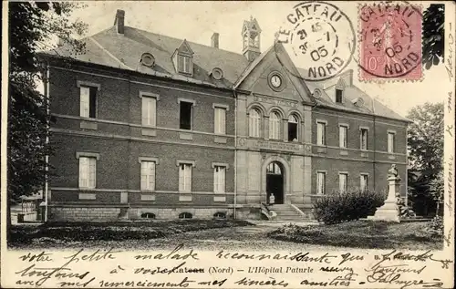 Ak Le Cateau Cambrésis Nord, L'Hopital Paturle