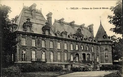 Ak Trélon Nord, Chateau du Comte de Merode