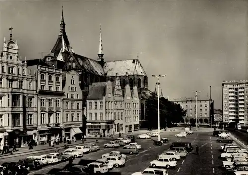 Ak Hansestadt Rostock, Ernst Thälmann Platz