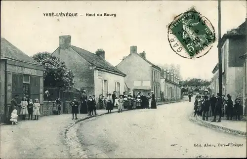 Ak Yvre l´Évêque Sarthe, Haut du Bourg