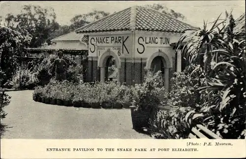 Ak Port Elizabeth Südafrika, Snake Park, Entrance Pavilion