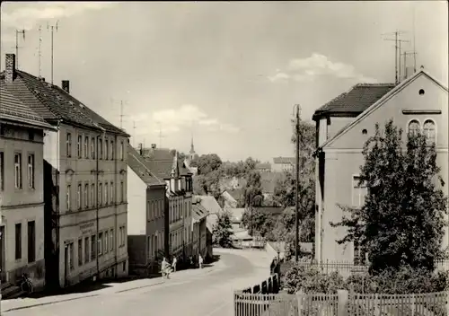 Ak Ostrau in Sachsen, Bahnhofstraße