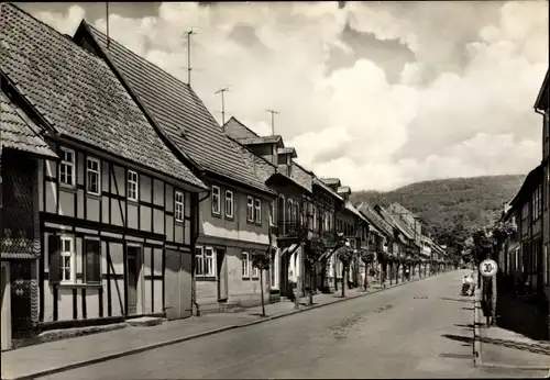 Ak Neustadt am Harz in Thüringen, Burgstraße