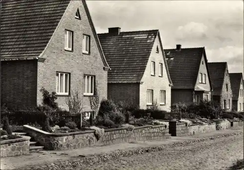 Ak Goldberg in Mecklenburg, Müllerweg, Einfamilienhäuser