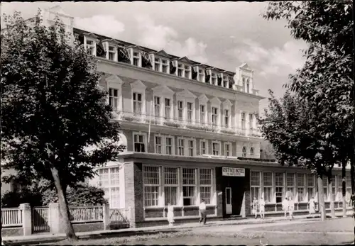 Ak Ostseebad Ahlbeck Heringsdorf auf Usedom, Ostsee Hotel