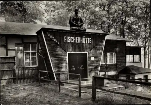 Ak Ostseebad Ückeritz auf Usedom, Tanzbar Fischerhütte