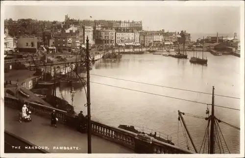 Ak Ramsgate Kent England, The Harbour