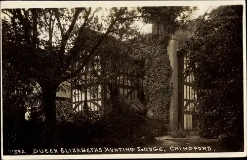 Ak Chingford Waltham Forest London England, Queen Elizabeths Hunting Lodge