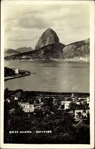 Ak Rio de Janeiro Brasilien, Botafogo, Teilansicht, Vogelschau