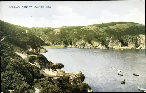 Ak Guernsey Kanalinseln, Saints' Bay