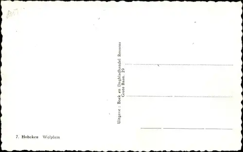 Ak Hoboken Antwerpen Flandern, Wolplein