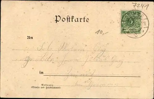 Ak Dorna Döben Grimma in Sachsen, Partie zum Ort