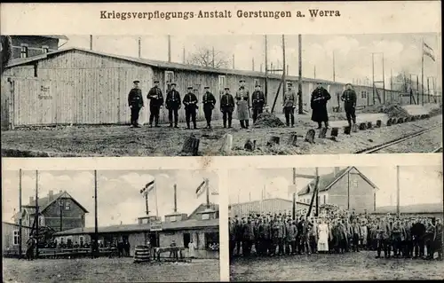 Ak Gerstungen in Thüringen, Kriegsverpflegungsanstalt