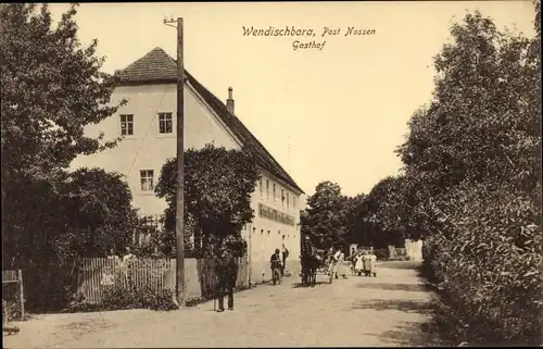 Ak Wendischbora Nossen in Sachsen, Gasthof