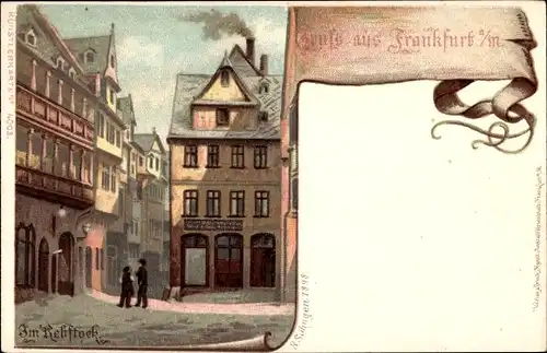 Künstler Litho Frankfurt am Main, Im Rebstock
