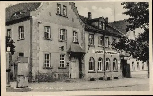 Ak Schmannewitz Dahlen in Sachsen, Gasthof Schmannewitz