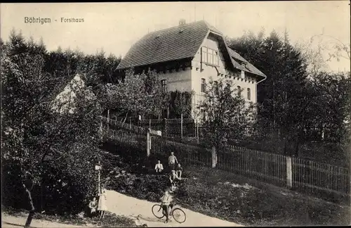 Ak Böhrigen Striegistal Sachsen, Forsthaus