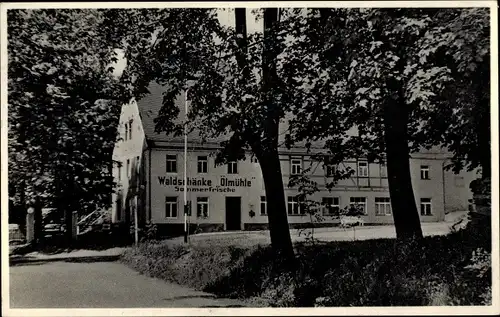 Ak Oberschöna in Sachsen, Waldschänke "Ölmühle"