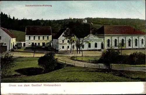 Ak Weißenborn Erzgebirge, Gasthof Weissenborn, Sommerfrischler- Wohnung