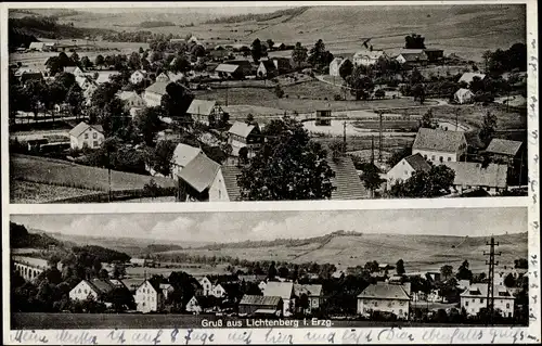 Ak Lichtenberg Erzgebirge, Gesamtansicht