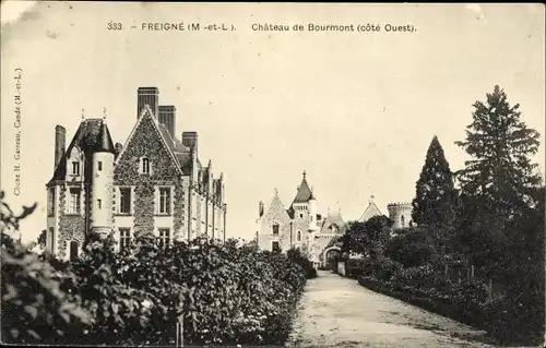 Ak Freigne Maine et Loire, Chateau de Bourmont