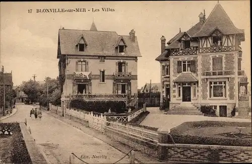 Ak Blonville sur Mer Calvados, Les Villas