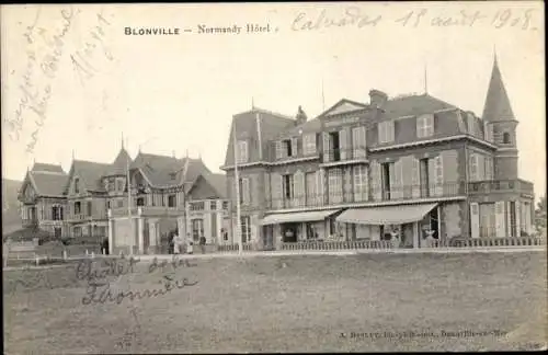 Ak Blonville sur Mer Calvados, Normandy Hotel