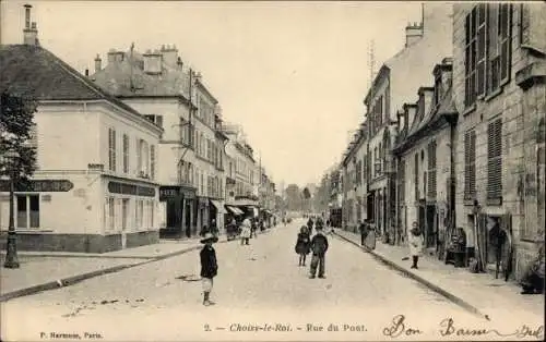 Ak Choisy Le Roi Val de Marne, Rue du Pont