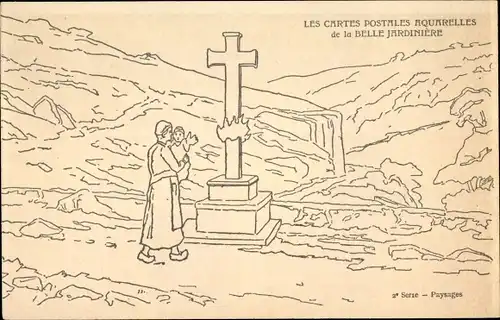 Künstler Ak Paris, La Belle Jardiniere, Paysage